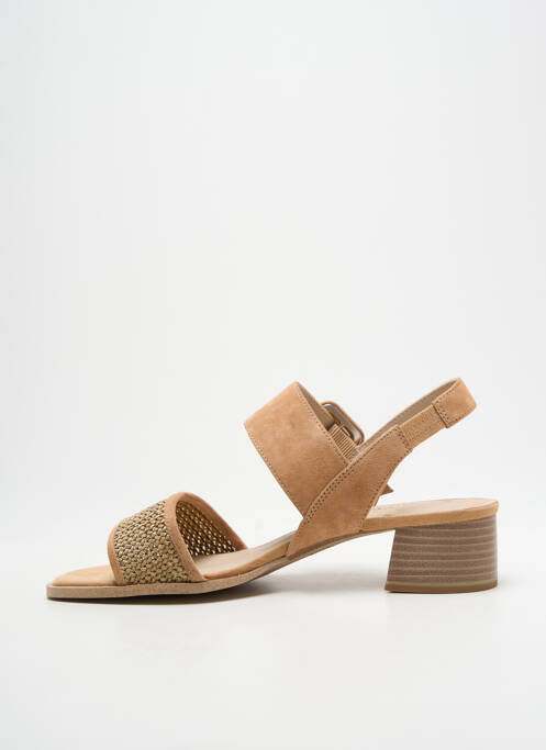 Sandales/nu pieds type de semelle amortissante talon de 4 à 6cm marron CAPRICE femme