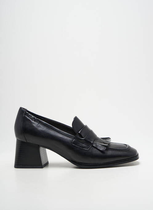 Mocassins carré talon de 4 à 6cm noir CAPRICE femme