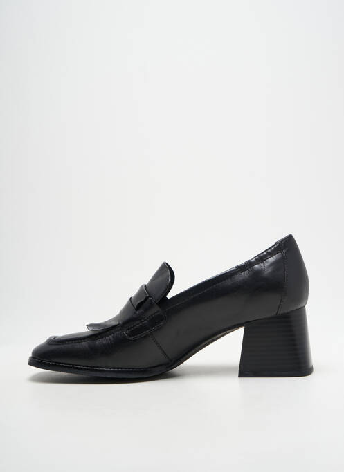 Mocassins carré talon de 4 à 6cm noir CAPRICE femme