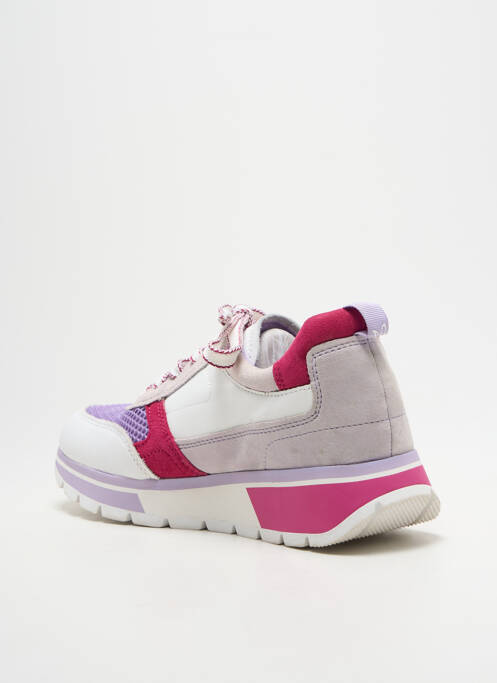 Baskets bout rond talon de 4 à 6cm violet CAPRICE femme