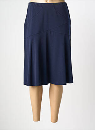Jupe mi-longue taille normale bleu KARTING femme