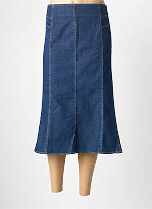 Jupe mi-longue stretch bleu SOMMERMANN femme