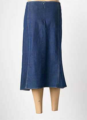 Jupe mi-longue stretch bleu SOMMERMANN femme