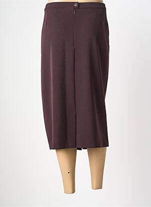 Jupe mi-longue coupe droite rouge LISA CHESNAY femme