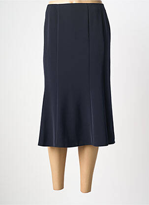 Jupe mi-longue bleu FRANK WALDER femme