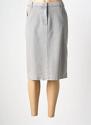 Jupe mi-longue gris KARTING femme