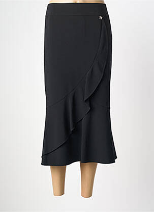 Jupe mi-longue noir FRANK WALDER femme