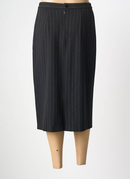 Jupe mi-longue coupe droite noir KARTING femme