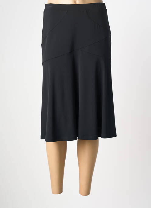 Jupe mi-longue taille normale noir KARTING femme