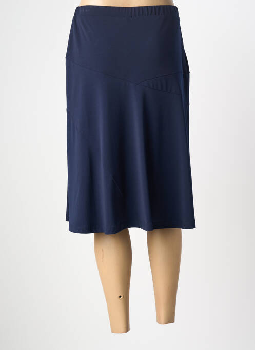Jupe mi-longue bleu KARTING femme