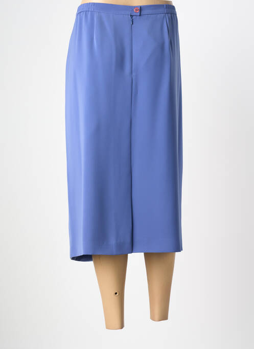 Jupe mi-longue bleu WEINBERG femme