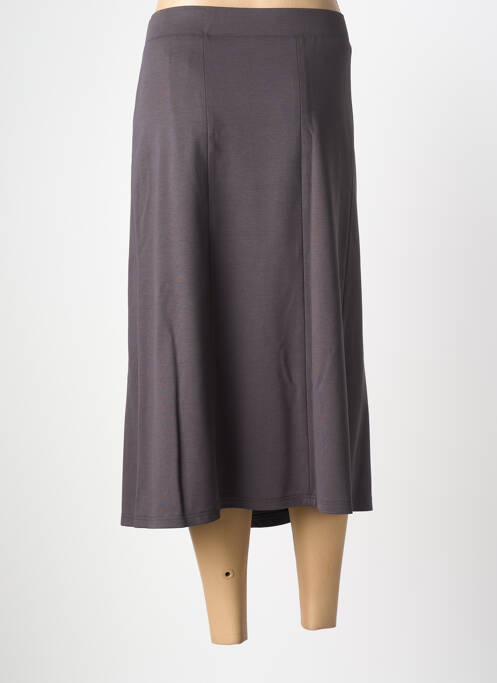 Jupe mi-longue gris BARBARA LEBEK femme