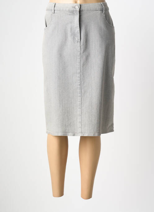 Jupe mi-longue gris KARTING femme