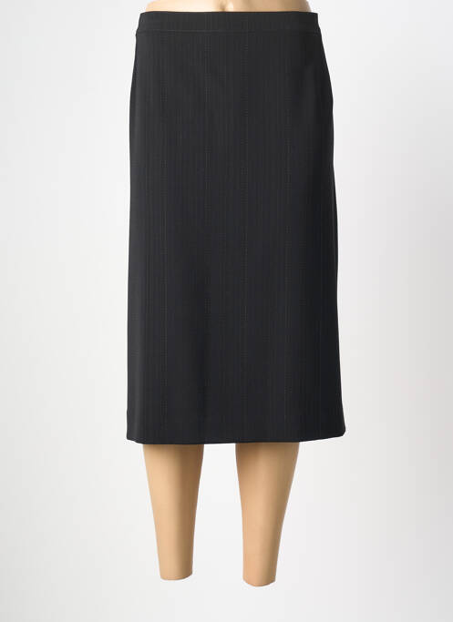 Jupe mi-longue noir LISA CHESNAY femme