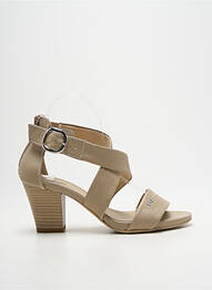 Sandales/nu pieds talon bottier talon de 7 à 9cm beige NERO GIARDINI femme