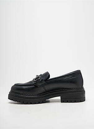 Mocassins matière lisse talon de 4 à 6cm noir NERO GIARDINI femme