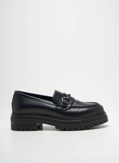 Mocassins matière lisse talon de 4 à 6cm noir NERO GIARDINI femme