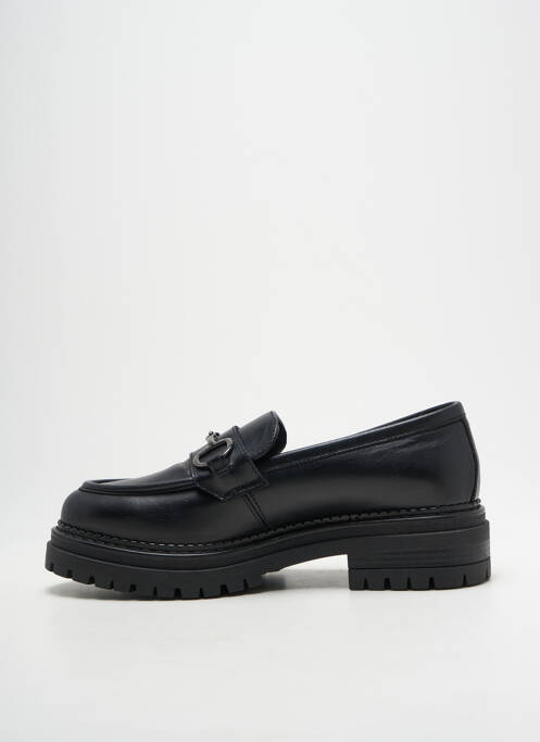 Mocassins matière lisse talon de 4 à 6cm noir NERO GIARDINI femme