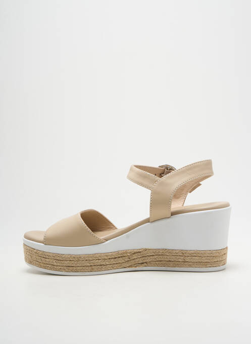 Sandales/Nu pieds beige NERO GIARDINI femme