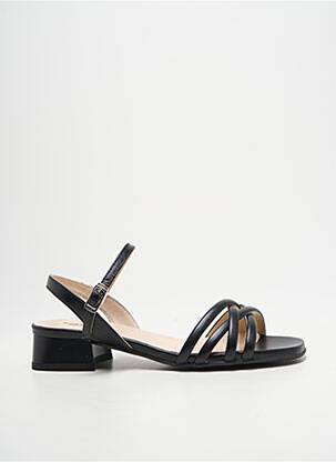 Sandales/nu pieds matière lisse talon plat jusqu'à 3cm noir NERO GIARDINI femme