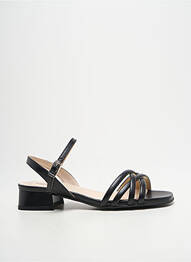 Sandales/nu pieds matière lisse talon plat jusqu'à 3cm noir NERO GIARDINI femme