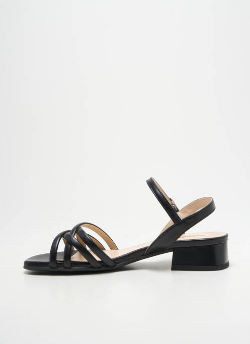 Sandales/nu pieds matière lisse talon plat jusqu'à 3cm noir NERO GIARDINI femme