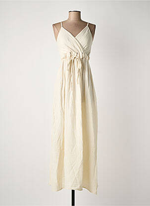 Robe longue beige ELENA Z femme