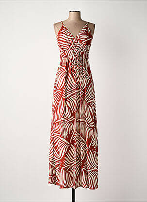 Robe longue orange OU FASHION femme