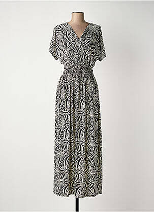 Robe mi-longue noir ELENA Z femme