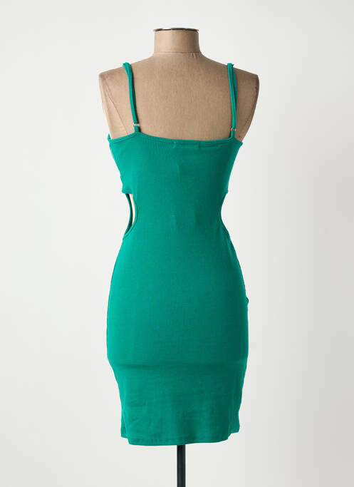 Robe courte vert FASHION femme