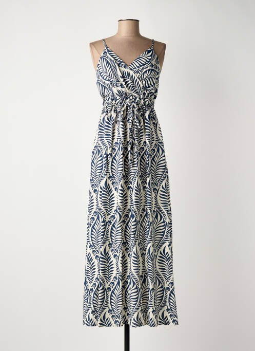 Robe longue bleu ELENA Z femme