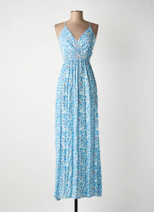 Robe longue bleu MISS SARA FASHION femme