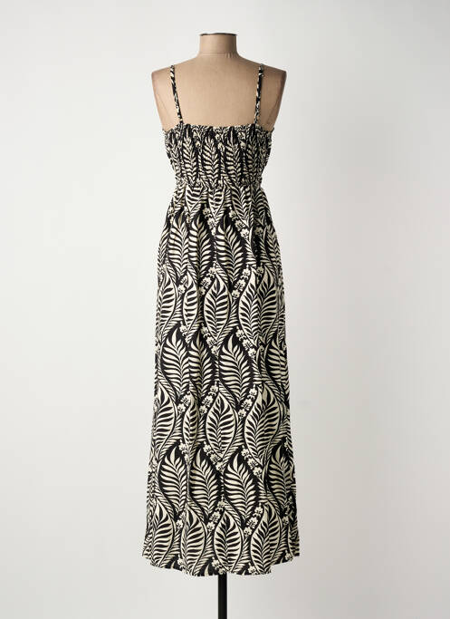 Robe longue noir ELENA Z femme