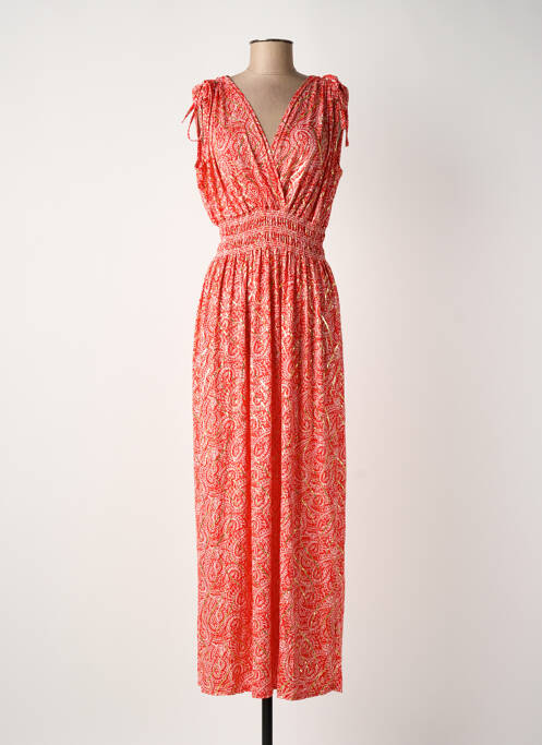 Robe longue rouge ELENA Z femme