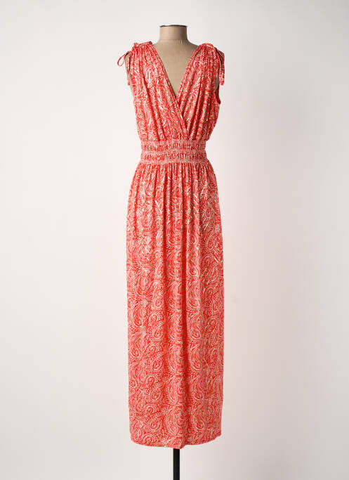 Robe longue rouge ELENA Z femme