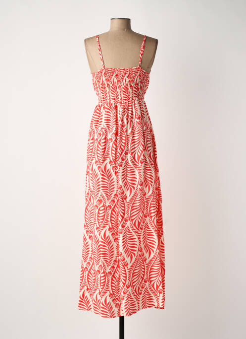 Robe longue rouge ELENA Z femme