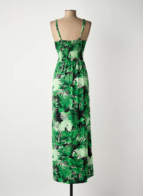 Robe longue vert ELENA Z femme