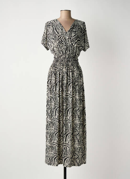 Robe mi-longue noir ELENA Z femme