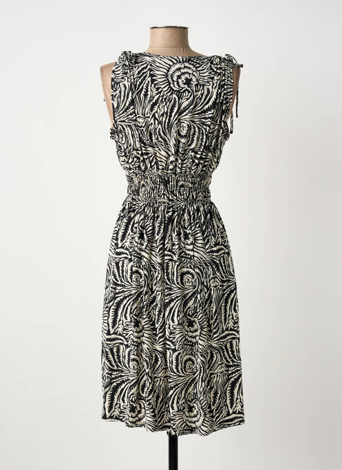 Robe mi-longue noir ELENA Z femme