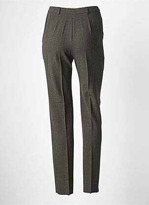 Pantalon slim taille haute taille haute gris KARTING femme