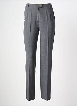 Pantalon slim taille haute taille haute gris FRANK WALDER femme