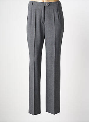 Pantalon slim taille haute taille haute gris FRANK WALDER femme