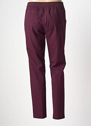 Pantalon slim taille élastique taille normale violet FRANK WALDER femme