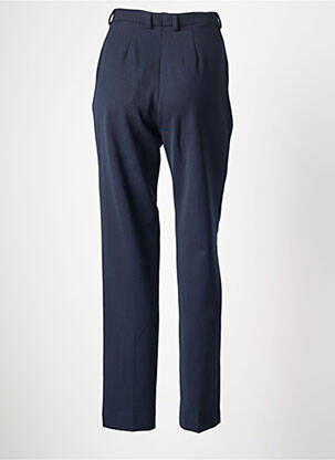 Pantalon slim taille haute taille haute bleu BRUNO SAINT HILAIRE femme