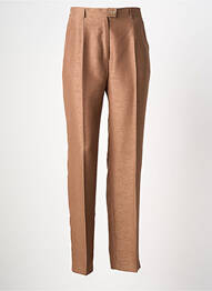 Pantalon slim poches taille haute marron NONET femme