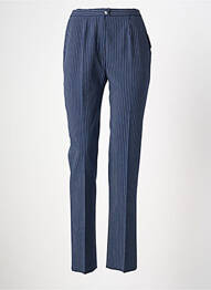 Pantalon slim poches taille haute bleu KARTING femme