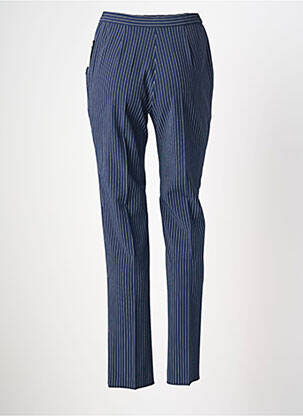 Pantalon slim taille haute taille haute bleu KARTING femme