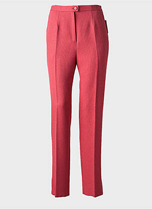 Pantalon slim taille haute taille haute rouge KARTING femme