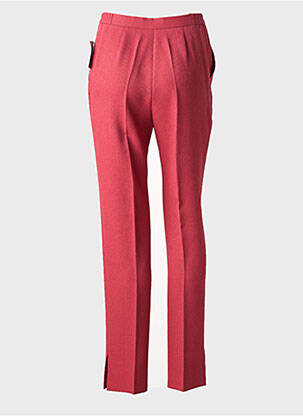Pantalon slim taille haute taille haute rouge KARTING femme
