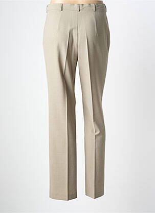 Pantalon slim poches taille haute beige LUCIA femme